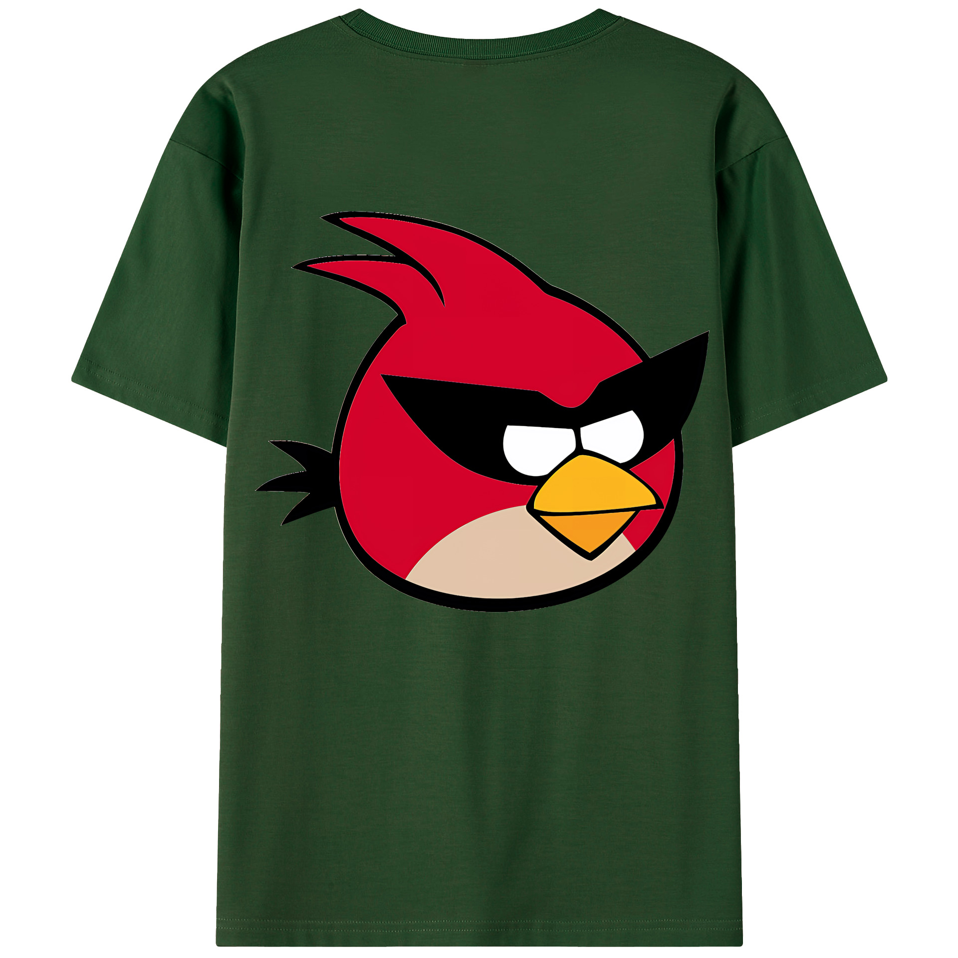 （画像用） Angry Birds アングリーバード 綿100％半袖Tシャツ（背面プリント）
